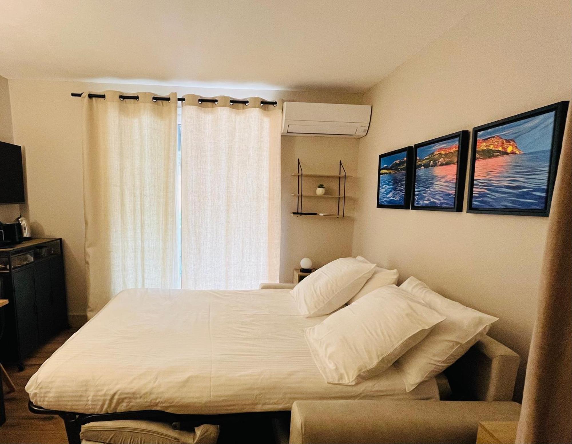 Studio Cosy En Bord De Mer Saint-Cyr-sur-Mer Ngoại thất bức ảnh